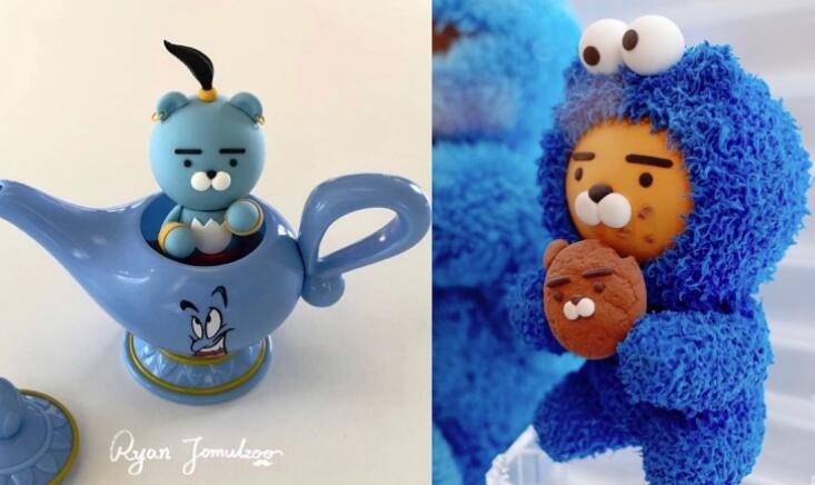 全世界只有一只公仔！莱恩Ryan变身卡通人物《阿拉丁》神灯精灵、米奇、史迪奇、龙猫……萌到超犯规， ,stylechina.com