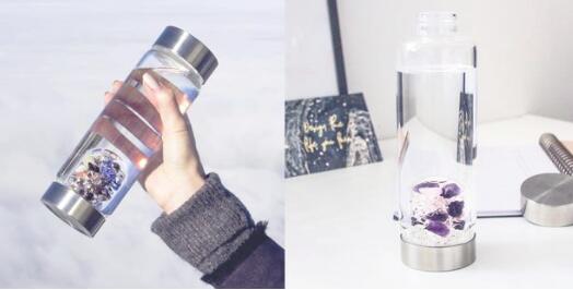 热搜欧美超火的「宝石能量水瓶」纯手工水晶玻璃打造让喝水这件小事也变得好美好疗愈！ ,stylechina.com