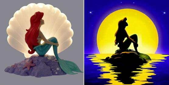 迪士尼《小美人鱼》超梦幻周边来了！「贝壳夜灯」照亮艾丽儿…立刻神还原30年前海报 ,stylechina.com