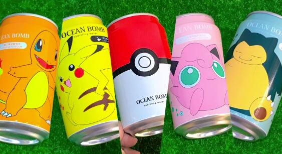 史上最萌的气泡水！OCEAN BOMBＸ宝可梦推出五款口味，独家限定皮卡丘、胖丁、小火龙……每款都想搜藏 ,stylechina.com