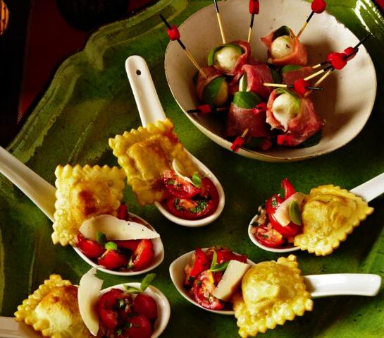 马苏里拉奶酪和帕尔马火腿球 ,stylechina.com