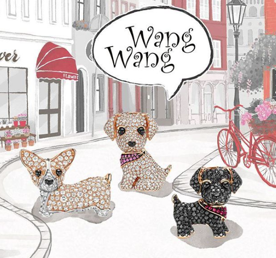 Qeelin萌犬珠宝系列「Wang Wang」再一发！每天出门在外都有爱犬的暖心陪伴！ ,stylechina.com