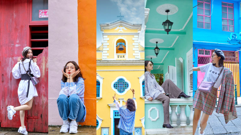 跟着潮模谢琦琦的彩虹路线完美度过梦幻假期吧！在澳门缤纷色彩间跳跃，美景、美食、IG美照不停歇～ ,stylechina.com