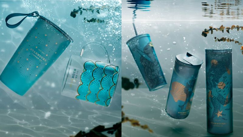 5D5D012FB8BBE1566376239.jpeg 仙气爆表!新加坡星巴克推「美人鱼系列」周边商品,海洋蓝搭配金色随行杯、皇冠马克杯每个都想收 ,stylechina.com