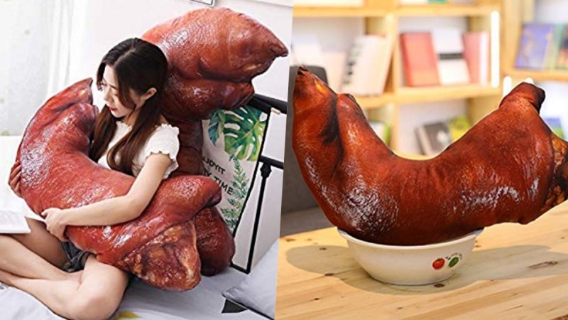 越抱越饿！吃货必备「猪脚懒人抱枕」油亮光泽看起来美味度一百分 ,stylechina.com