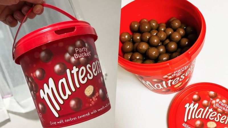 巧克力控必买！韩国推「麦提莎巧克力球Maltesers」桶装大容量版，加入牛奶更美味 ,stylechina.com