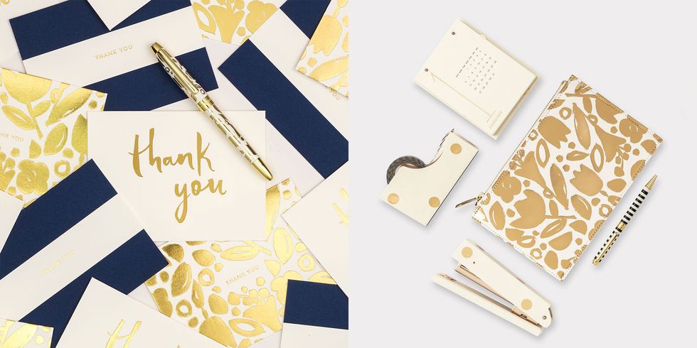 太适合交换礼物了！KATE SPADE「梦幻文具组」连包装也好可爱超高CP值每款都想收啊～ ,stylechina.com