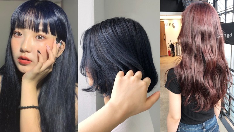 不只唇彩流行雾面！2019秋冬染发也要「丝绒」质地，显白、修容、添气质超推荐丝绒午夜蓝 ,stylechina.com