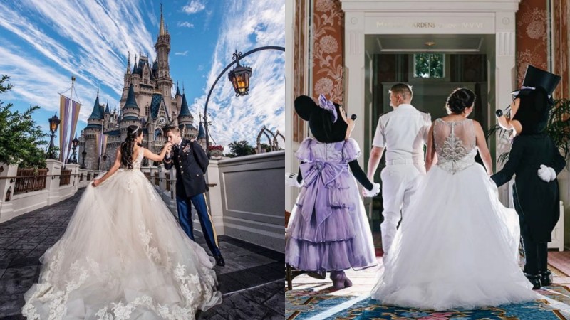 就让小时候的偶像牵你走进礼堂！明年起你也能正式在美国迪士尼四大乐园中举办梦想婚礼了！ ,stylechina.com