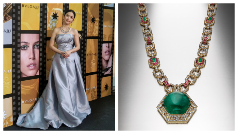 林依晨抢先看BVLGARI「Cinecittà and Beyond 电影艺术古董珠宝展」，最爱的作品竟然是...... ,stylechina.com