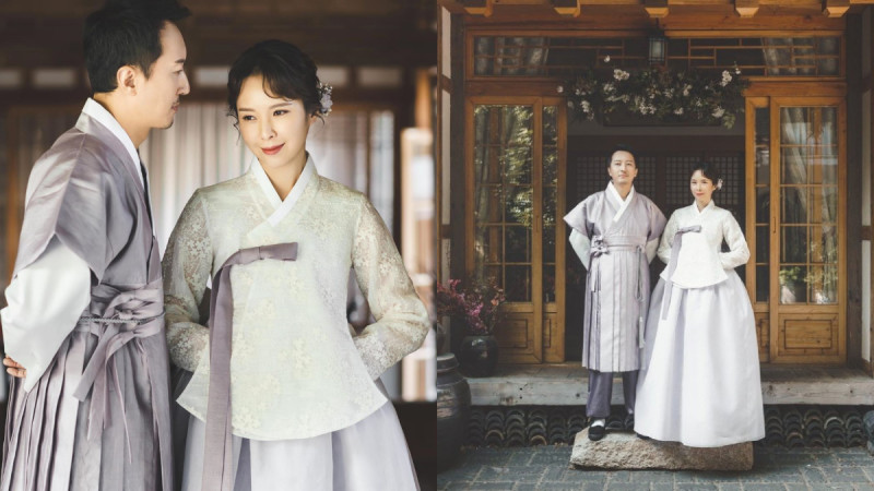 天心超唯美婚纱照曝光！和韩籍老公结婚3年，韩式婚纱风格浪漫破表 ,stylechina.com