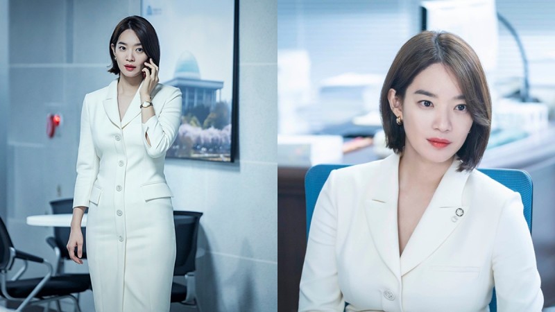 最美的国会议员华丽回归！《辅佐官2》新憨娥这身纯白正装太亮眼，更多上班族、OL穿搭示范都在这 ,stylechina.com