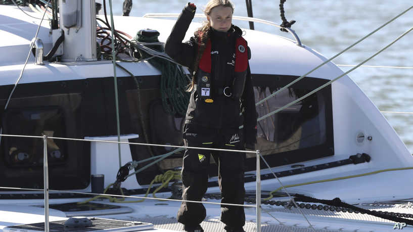 Greta Thunberg说海上航行“使气候变暖” ,stylechina.com