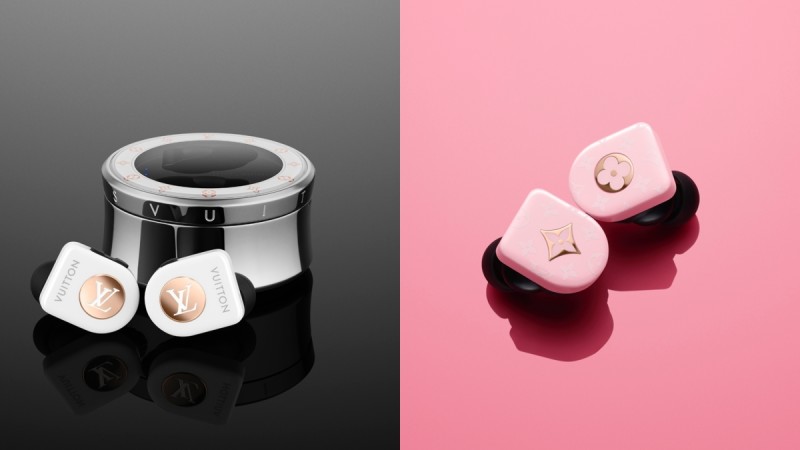 LV蓝牙耳机第二代，粉红色的monogram超有少女心 ,stylechina.com