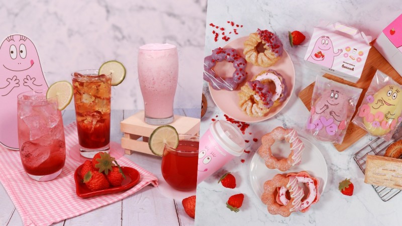 粉红控失心疯！Mister Donut X泡泡先生推「草莓季」商品，还有泡泡先生限量周边 ,stylechina.com