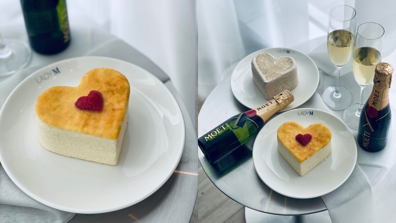 今年就吃Lady M情人节套餐！浪漫系爱心千层蛋糕，还有Moët香槟可以微醺 ,stylechina.com