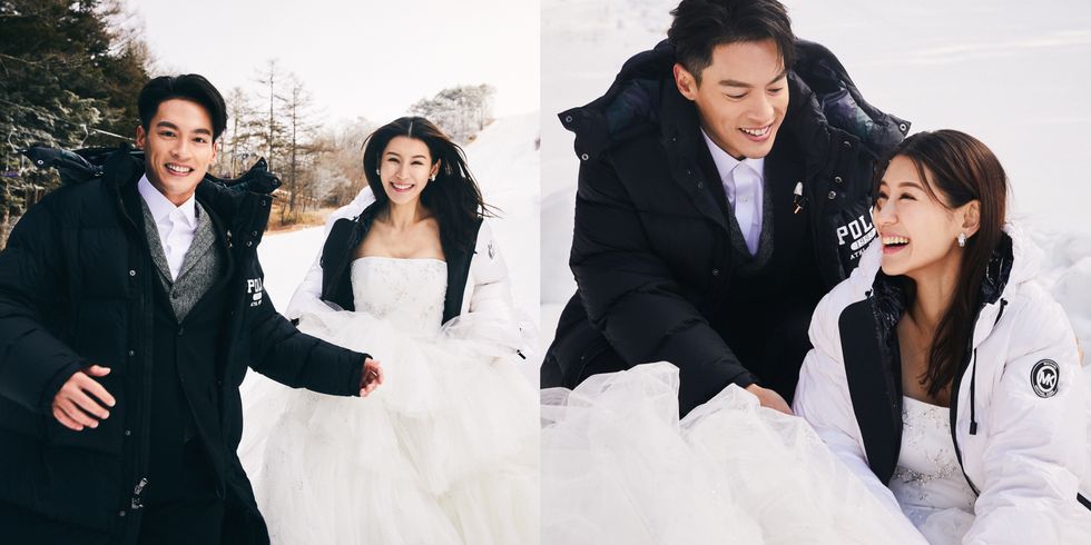 许孟哲、赵孟姿日本滑雪场的雪地婚纱美翻！想和另一半出国旅行顺便拍时髦海外婚纱照这几件事先笔记 ,stylechina.com
