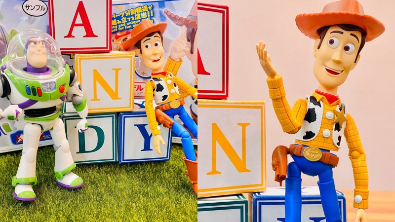 5E37A9E320FFE1580706275.jpeg 我的靴子里有蛇!万代推《玩具总动员》组装模型,胡迪、巴斯光年公仔还可以变换表情 ,stylechina.com