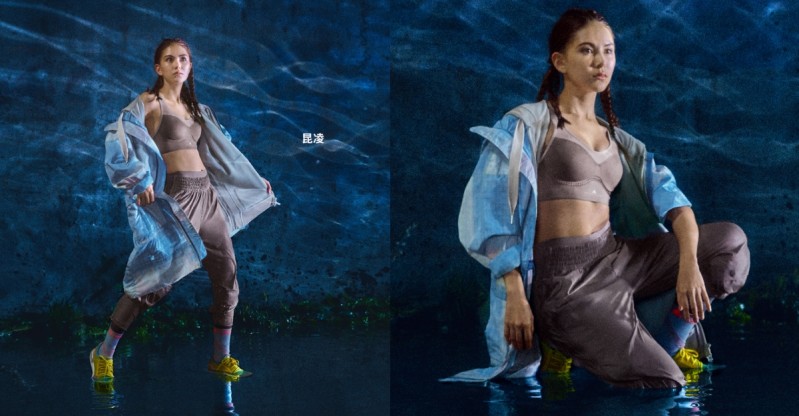 昆凌湿身解放腹肌拍adidas by Stella McCartney形象片！网友认证「不科学身材」：看不出生两胎 ,stylechina.com