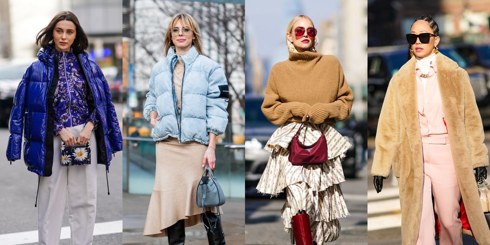 【纽约时装周】看街拍学冬季穿搭！厚针织、泰迪熊毛毛大衣、羽绒外套时髦保暖不臃肿的秘诀大公开 ,stylechina.com