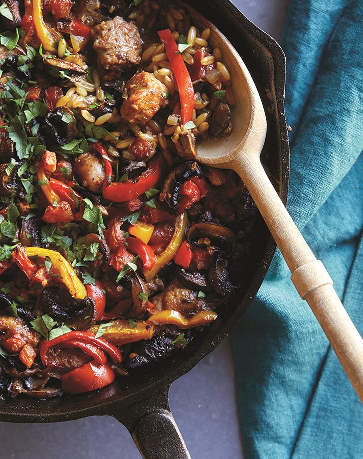 鸡肉肠，胡椒炒锅 ,stylechina.com