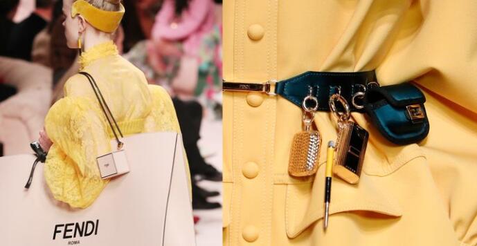 【米兰时装周】FENDI 2020秋冬配件太精彩！把原子笔变耳环超大购物袋包、打火机盒每一款都让人心动 ,stylechina.com
