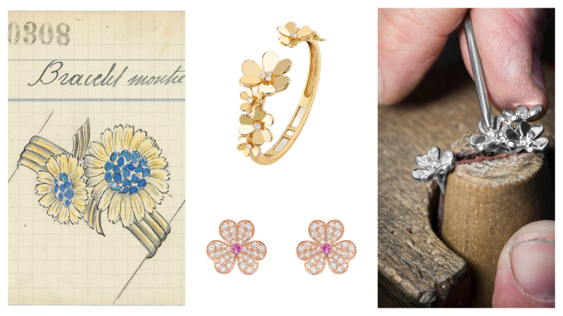 春天来了，花就开了，Van Cleef & Arpels 推出全新Frivole 系列，俏丽的K金小花时髦又吸睛 ,stylechina.com