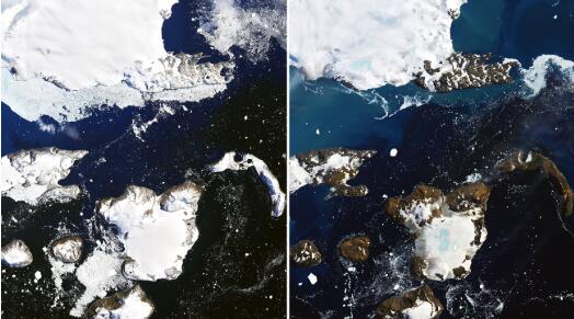 南极洲正在融化。美国宇航局的照片显示了创纪录温度的后果 ,stylechina.com