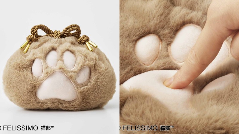 猫奴失心疯！毛绒绒「猫咪肉球束口袋」疗愈满分，一绑紧会看到粉嫩肉球 ,stylechina.com
