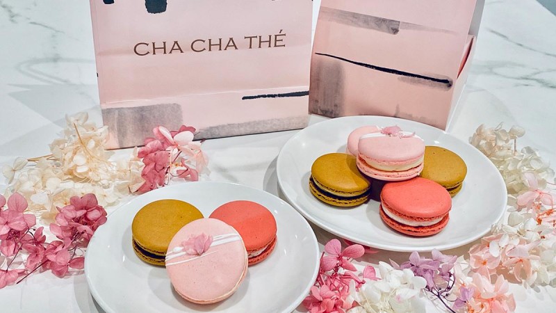 春季限定！采采食茶推限量樱花梅子马卡龙，玫瑰荔枝粉嫩登场 ,stylechina.com