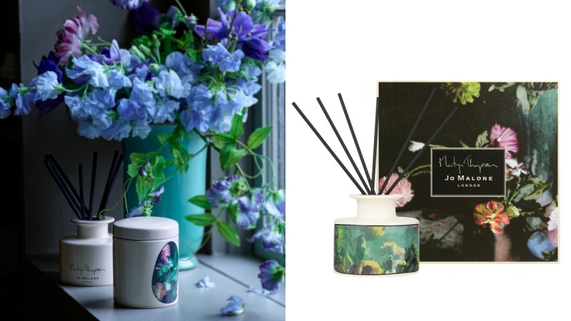 Jo Malone London2020艺术家联名设计蜡烛与扩香，油画感的英国梨与小苍兰陶瓷扩香质感破表，摆在家里是最美的风景 ,stylechina.com