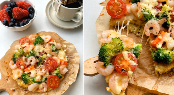 低碳虾仁蔬菜披萨+美式咖啡网红级早午餐菜单囤并做起来！ ,stylechina.com