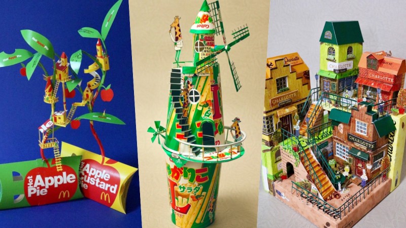 化腐朽为神奇！日本「空箱职人」将零食纸盒变身艺术品，原来纸盒废物利用可以这么美 ,stylechina.com