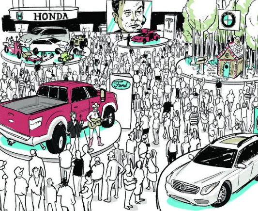 随着传统车展的衰落-法兰克福取消，巴黎和东京的萎缩，制造商将注意力转移到CES和SEMA上，会议中心车展的消亡只是时间问题 ,stylechina.com