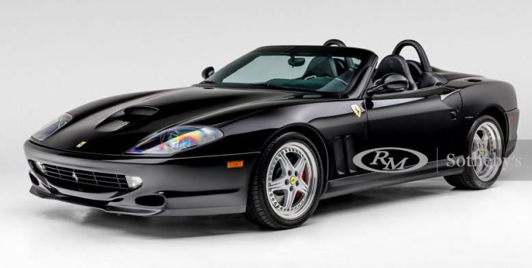 罕见的2001法拉利550 Barchetta是雄伟的黑色种马 ,stylechina.com