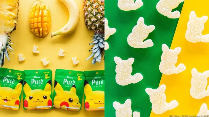皮卡皮卡！Pure推皮卡丘造型软糖期间限定款，4种超萌包装搭配热带水果风味，全部都想搜集 ,stylechina.com