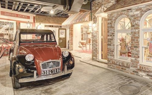 价值450万美元的马里兰大厦，地下室有一条砖砌街道，内有老爷车 ,stylechina.com