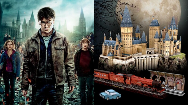 《哈利波特》经典场景全变立体拼图！神还原霍格华兹城堡、九又四分之三月台，超简单就能重现魔法世界 ,stylechina.com