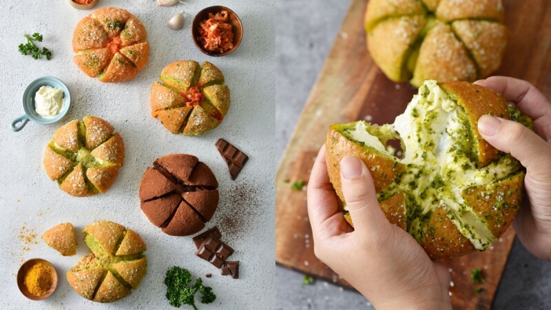 爆浆蒜香超罪恶！布里王子の面包厨房推「爆浆酸乳酪装蒜包」5种全新口味，吃得到泡菜、明太子 中网时尚,stylechina.com