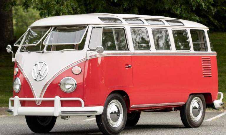 1962年大众Samba 23窗微型巴士在带拖车上出售 中网时尚,stylechina.com
