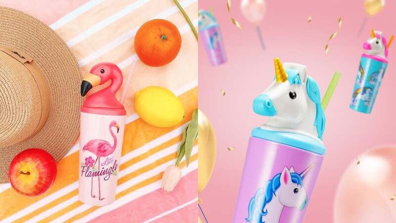 2020环保杯推荐！美国Coolgear时髦环保杯7款超梦幻造型，从红鹤、独角兽让你每一次喝水都有好心情 中网时尚,stylechina.com