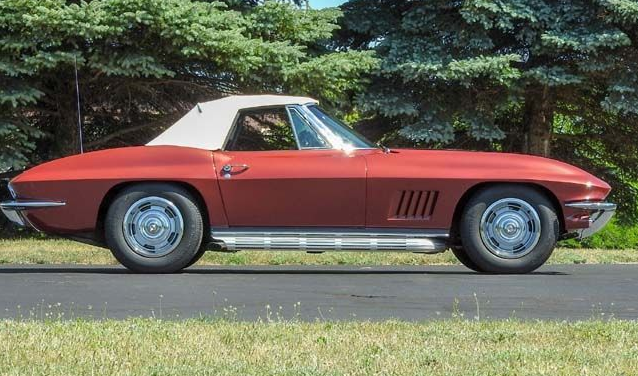 数字匹配1967年雪佛兰克尔维特敞篷车是真正的美 中网时尚,stylechina.com