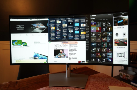 戴尔的40英寸曲面显示器非常适合家庭办公室指挥中心 中网时尚,stylechina.com