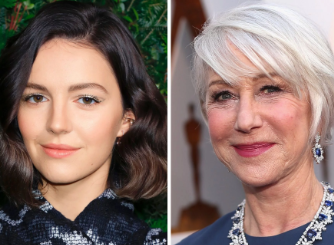 狄金森之星Ella Hunt和银幕传奇海伦·米伦(Helen Mirren)交换红毯恐怖故事 中网时尚,stylechina.com