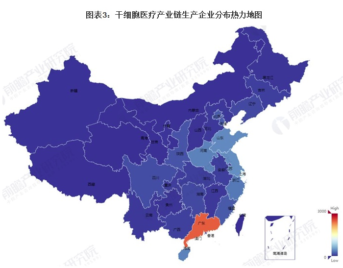 干细胞医疗产业链全景梳理及区域热力地图 中网时尚,stylechina.com