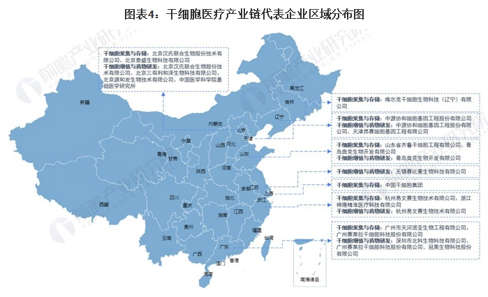 干细胞医疗产业链全景梳理及区域热力地图 中网时尚,stylechina.com